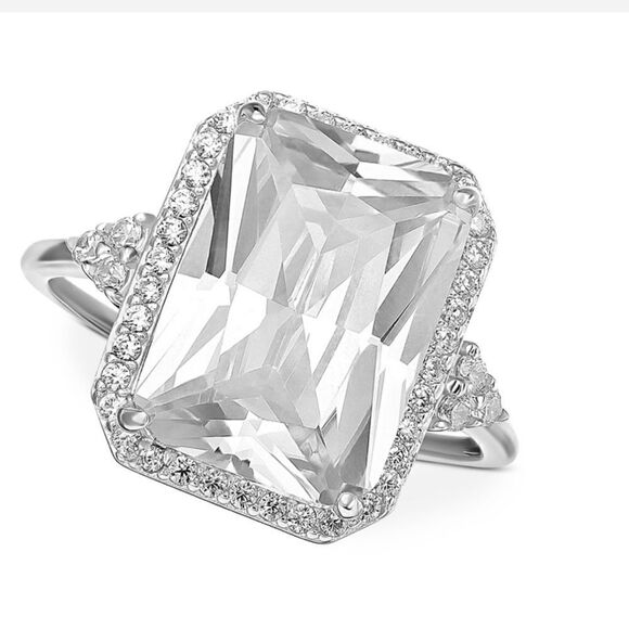 NWT Giani Bernini Sterling Silver cubic zirconia ring size 9 - Picture 2 of 8